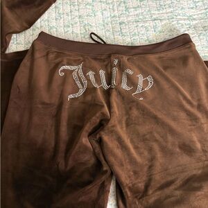 Juicy Couture Chocolate Velour Trousers